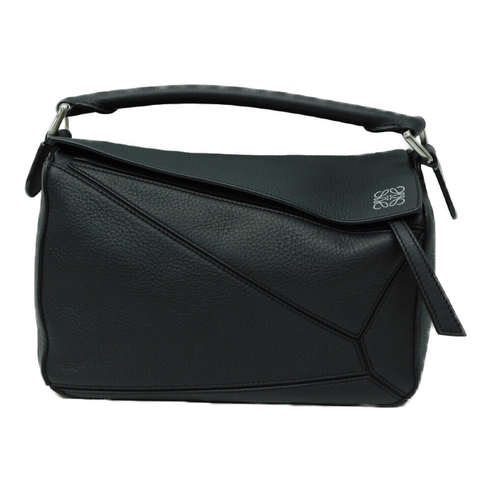 LOEWE Puzzle Bag Classic Calfskin Shoulder Black accessories handbag
